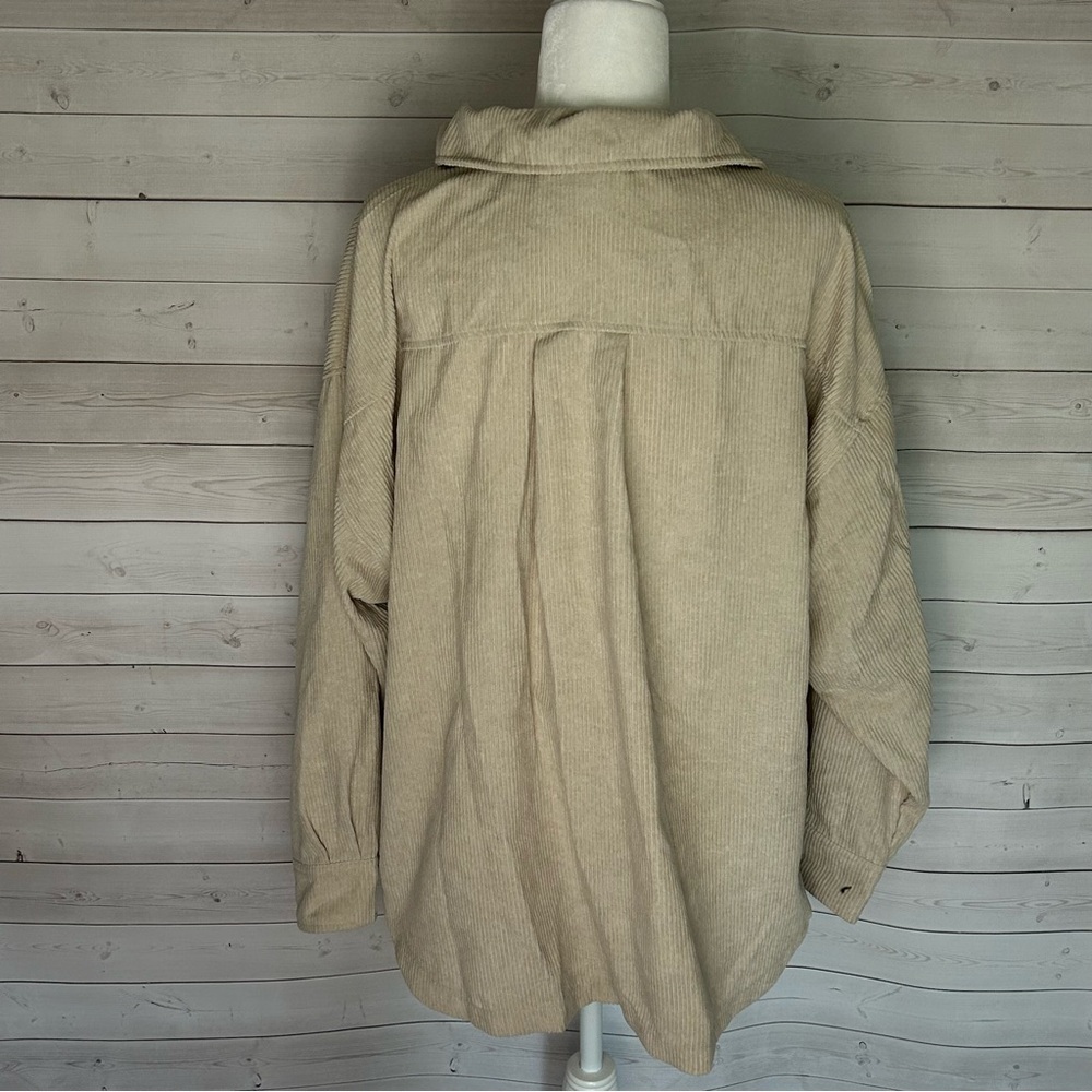 Zenana Button Shirt - Picture 3 of 6